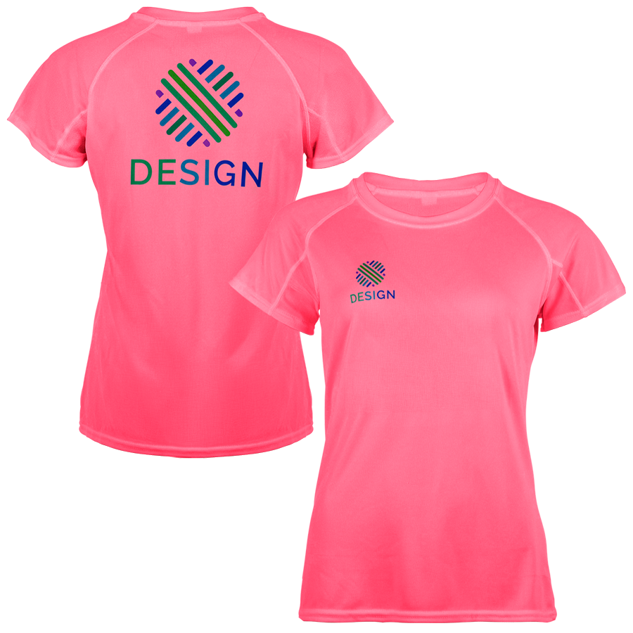 Roly - Damen-Funktionsshirt mit drei Druckpositionen