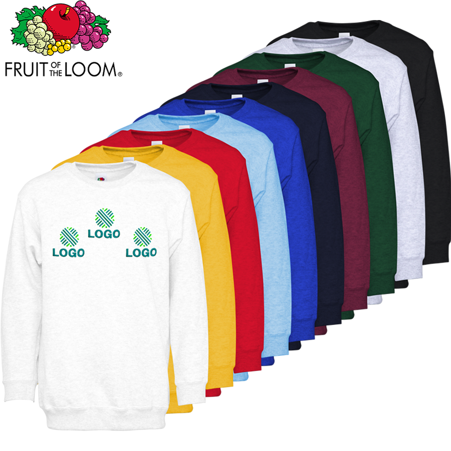 Sweatshirt Kinder, Premium - mit EINER Stickposition