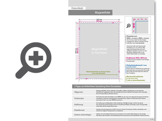 Product Bild hochwertige_k__hlschrank-magnetfolie_in_frei-form_(eine_stanzform_m__glich)___einseitig_4_0-farbig_bedruckt