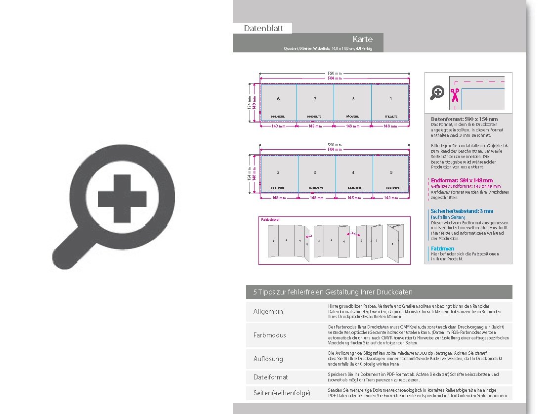 Product Bild einladungskarte__gefalzt_auf_quadrat_14_8_cm_x_14_8_cm__vertikaler_wickelfalz__8-seitig