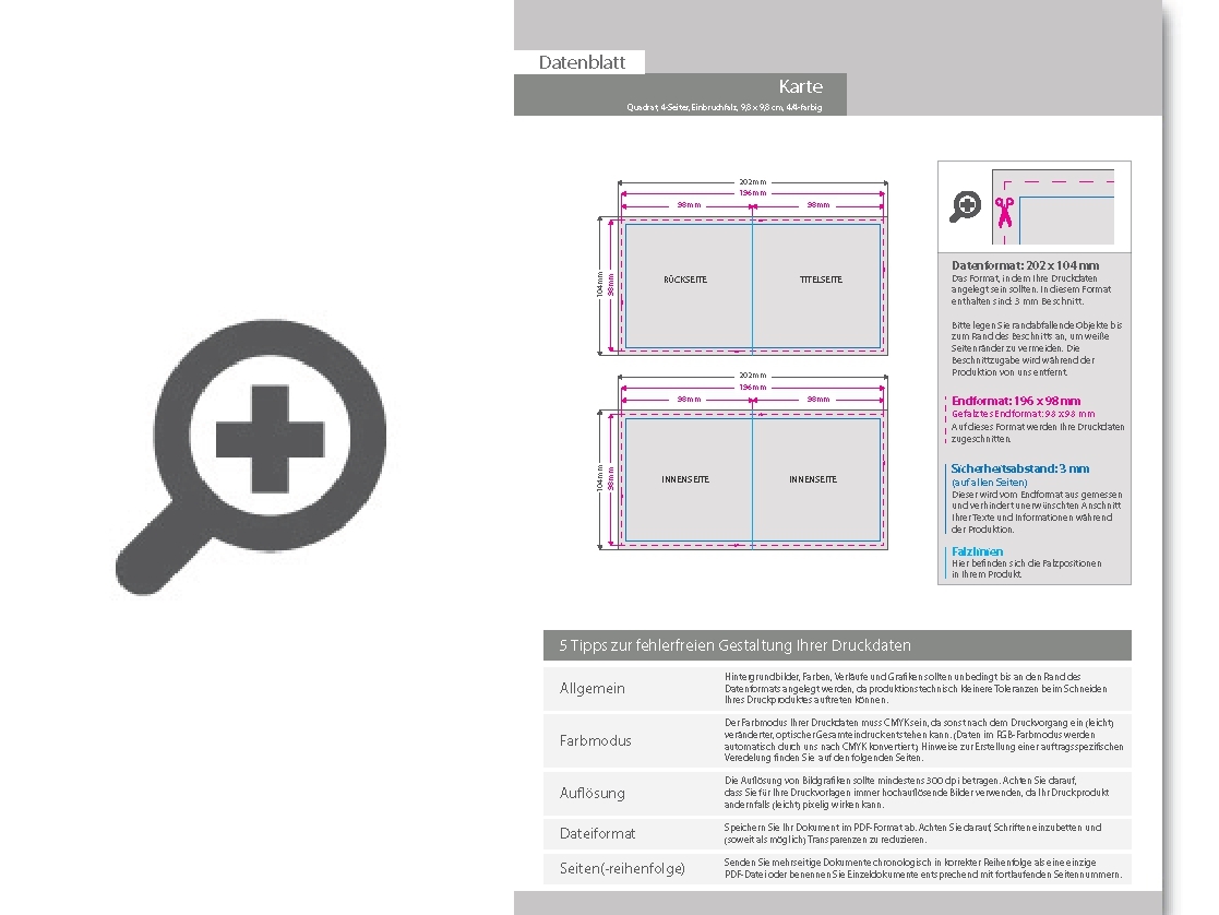 Product Bild einladungskarte__gefalzt_auf_quadrat_9_8_cm_x_9_8_cm__vertikaler_mittelfalz__4-seitig